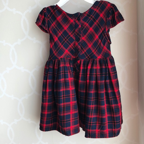 Plaid Holiday Party Dress - Picture 4 of 5